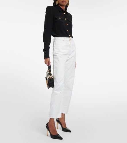Balmain Jean straight taille haute - Balmain - Modalova