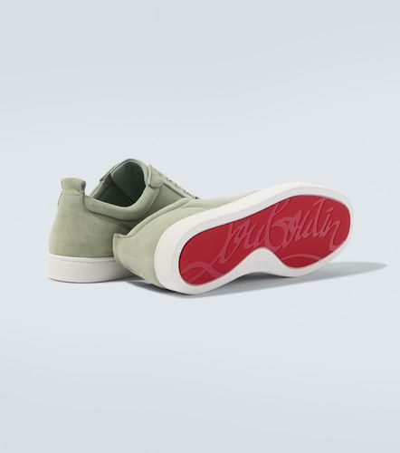 Baskets Louis Junior Spikes en daim - Christian Louboutin - Modalova