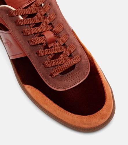Baskets Tabs en velours et cuir - Tod's - Modalova