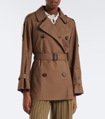 Trench-coat court en coton mélangé - Max Mara - Modalova