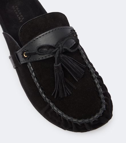 Mules Malvin en daim et cuir - Isabel Marant - Modalova