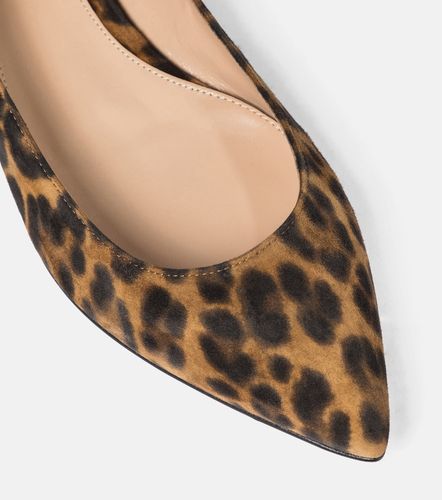 Ballerines Gianvito en cuir à motif léopard - Gianvito Rossi - Modalova