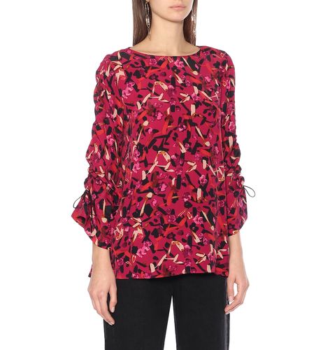 Blouse Daydream Meadow imprimée en soie mélangée - Dorothee Schumacher - Modalova