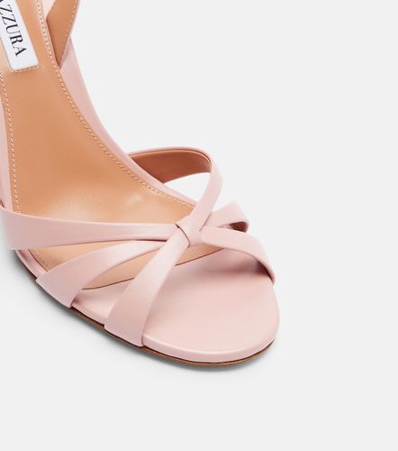 Sandales compensées Tati en cuir - Aquazzura - Modalova