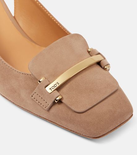 Escarpins slingback 50 en daim - Tod's - Modalova