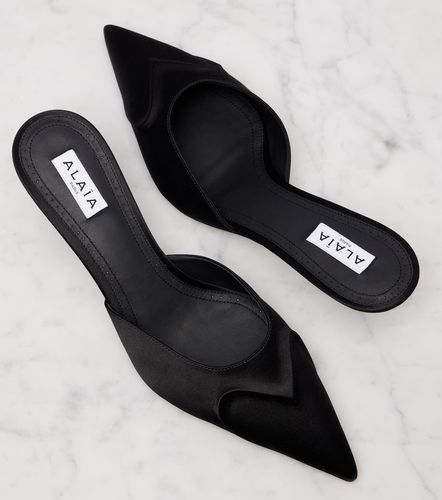 Alaïa Mules Le Cœur 3D 55 en satin - Alaia - Modalova