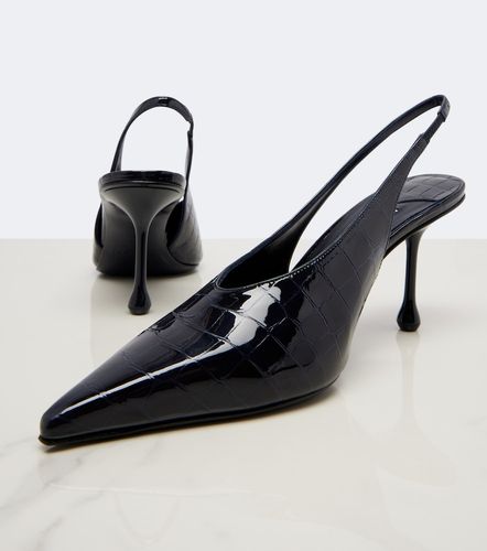 Escarpins slingback Isa en cuir façon croco - Jimmy Choo - Modalova