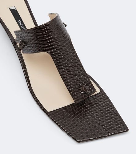 Mules Edge en cuir façon serpent - Christen - Modalova