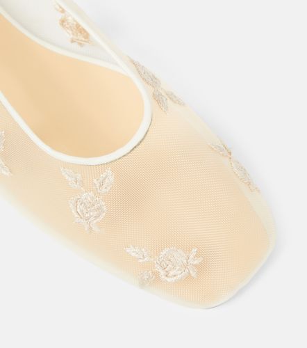 Ballerines brodées en résille - Magda Butrym - Modalova