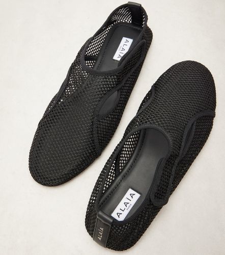 Alaïa Slip-on en résille - Alaia - Modalova