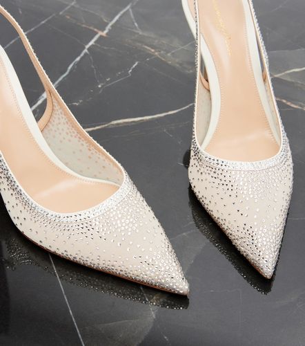 Escarpins slingback Regina en cuir à ornements - Gianvito Rossi - Modalova