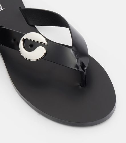Coperni Tongs en cuir à logo - Coperni - Modalova
