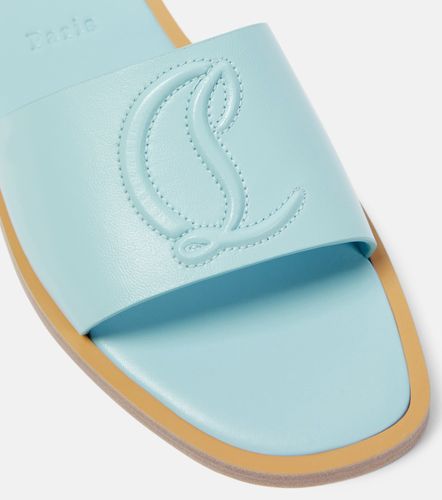 Mules CL en cuir embossé - Christian Louboutin - Modalova