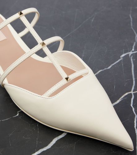 Mules Rockstud Wispy 20 en cuir - Valentino Garavani - Modalova