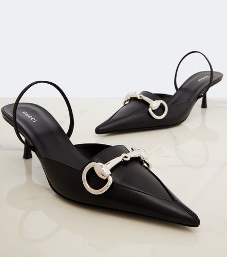 Escarpins slingback Boulevard en cuir - Gucci - Modalova