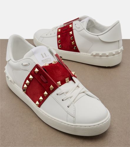Baskets Rockstud Untitled en cuir - Valentino Garavani - Modalova