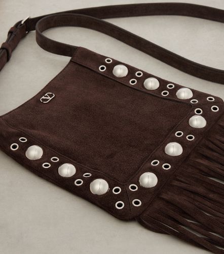 Sac Nellcôte Small en daim - Valentino Garavani - Modalova