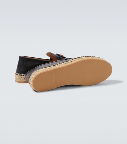 Espadrilles VLogo en cuir - Valentino Garavani - Modalova
