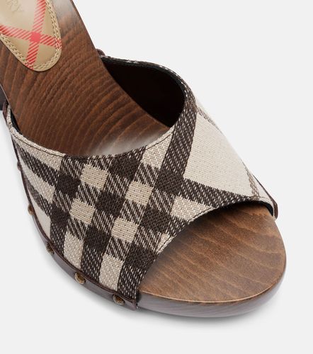 Burberry Mules Burberry Check - Burberry - Modalova
