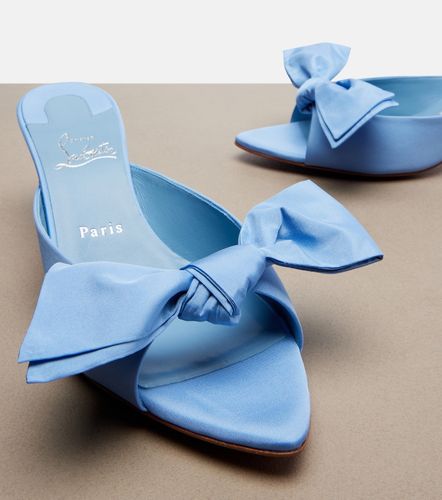 Mules Mulazee en taffetas de soie - Christian Louboutin - Modalova