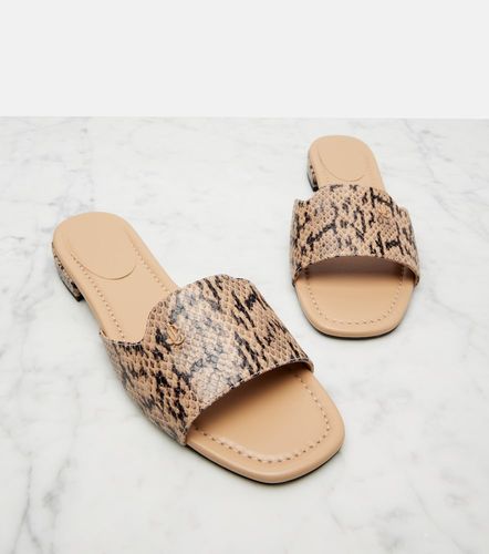 Mules Dina en cuir façon serpent - Jimmy Choo - Modalova