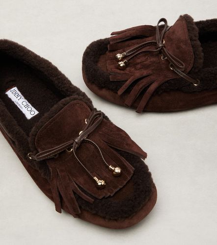 Chaussures bateau Manon en daim - Jimmy Choo - Modalova