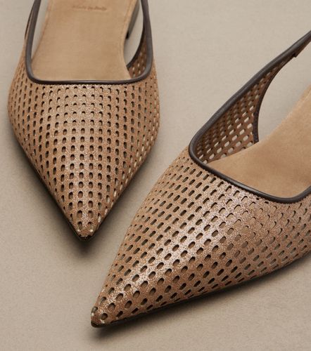 Ballerines slingback en cuir - Brunello Cucinelli - Modalova