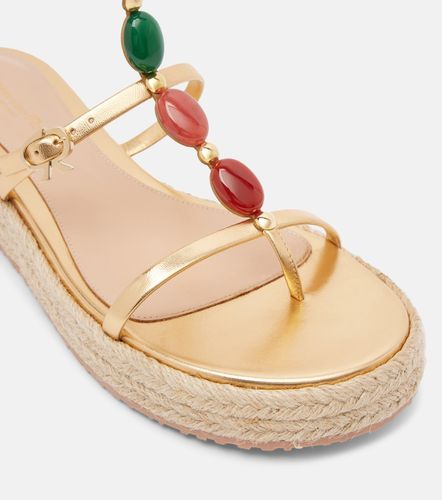 Sandales Shanti en cuir - Gianvito Rossi - Modalova