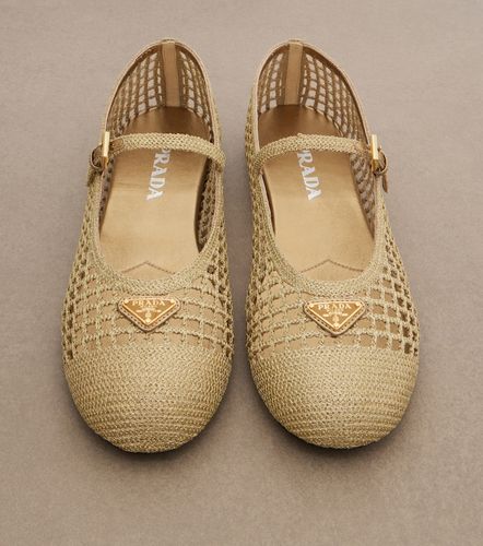 Ballerines Mary Janes en crochet - Prada - Modalova