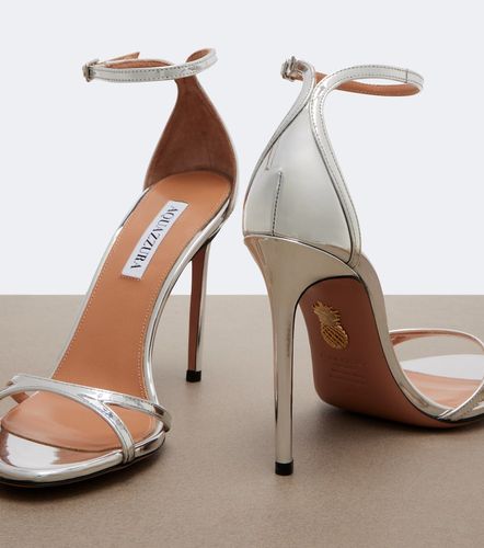 Sandales Nuda en cuir métallisé - Aquazzura - Modalova