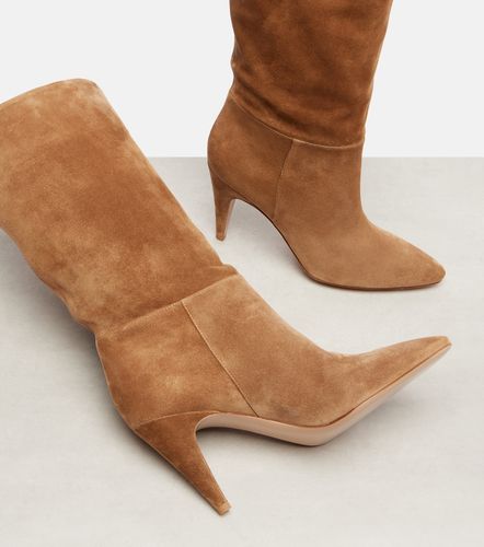 Gianvito Rossi Bottes Elise en daim - Gianvito Rossi - Modalova