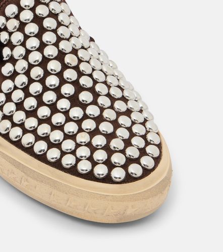 Slip-on VCE en daim à clous - Golden Goose - Modalova