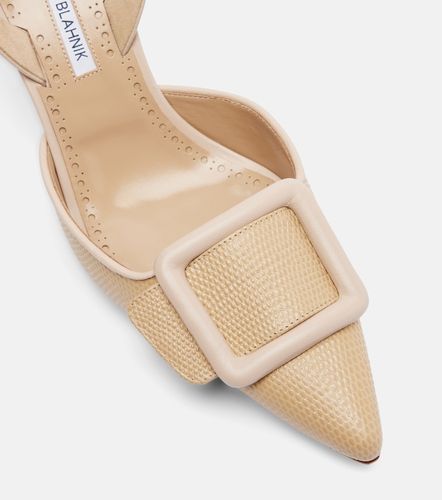 Escarpins slingback Maysli 70 en cuir - Manolo Blahnik - Modalova