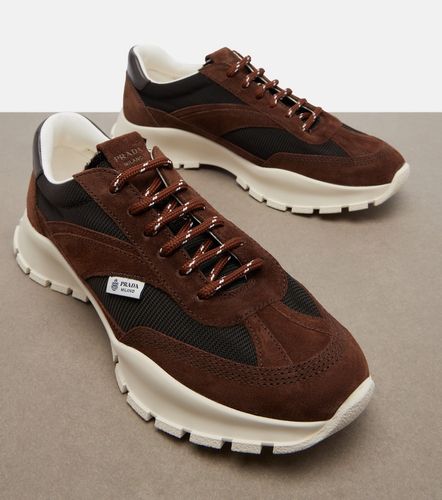 Prada Baskets en daim et tissu - Prada - Modalova