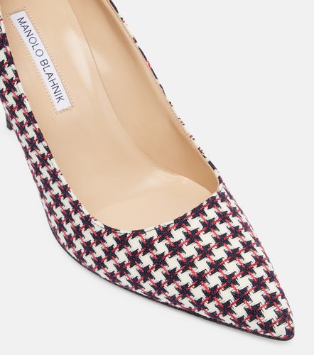 Escarpins BB 90 à motif pied-de-poule - Manolo Blahnik - Modalova
