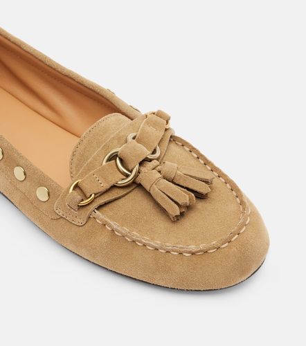 Mocassins Faxel en daim à clous - Isabel Marant - Modalova