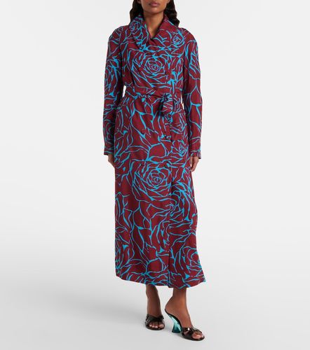 Manteau imprimé en sergé - Dries Van Noten - Modalova