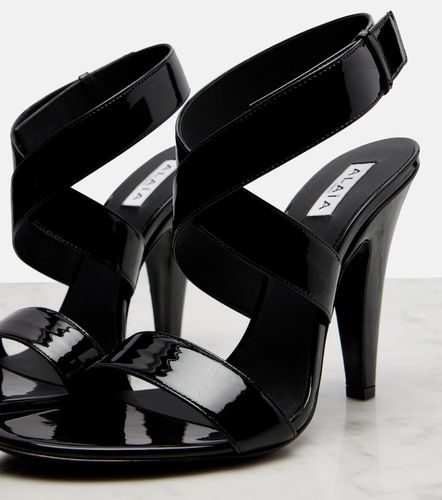 Alaïa Sandales Cone en cuir verni - Alaia - Modalova