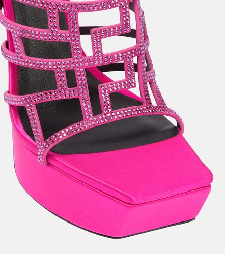 Sandales à plateau Greca à ornements - Versace - Modalova