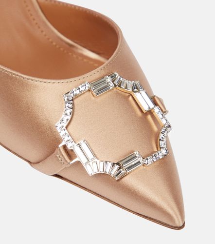Mules Missy 85 en satin à ornements - Malone Souliers - Modalova
