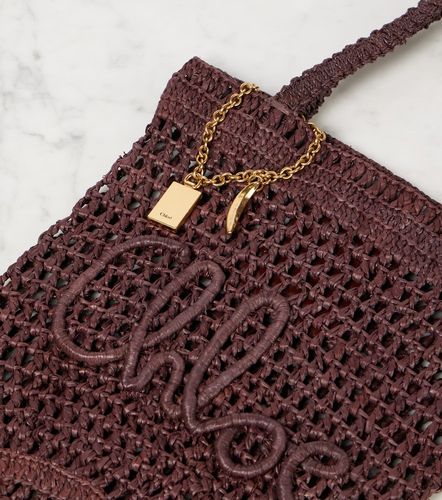 Chloé Cabas Summer Banana Small en raphia - Chloe - Modalova