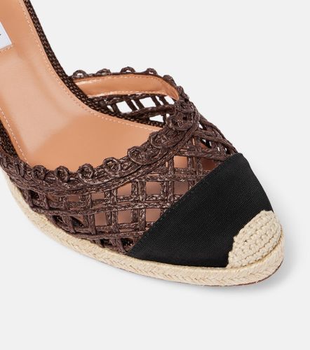 Espadrilles compensées Sunburst 100 - Aquazzura - Modalova