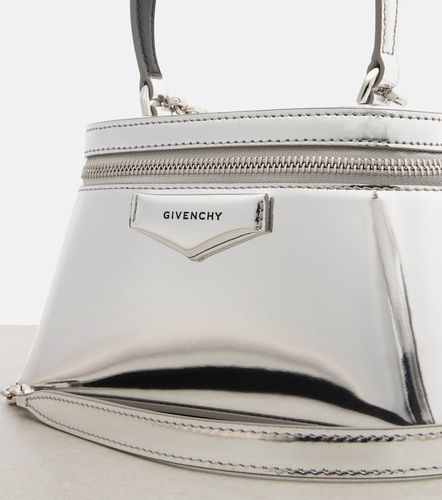 Sac vanity Antigona Mini en cuir métallisé - Givenchy - Modalova