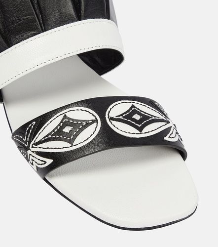 Pucci Sandales brodées en cuir - Pucci - Modalova