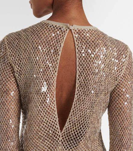 Robe longue à sequins - Brunello Cucinelli - Modalova