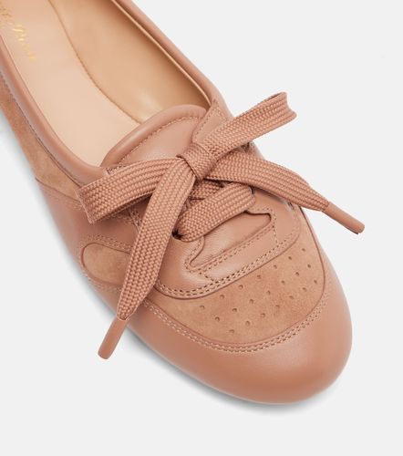 Ballerines Vault en daim et cuir - Gianvito Rossi - Modalova