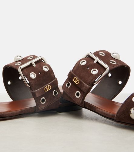 Mules Nellcote en daim - Valentino Garavani - Modalova