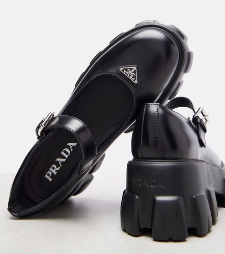 Ballerines Mary Jane Monolith en cuir - Prada - Modalova