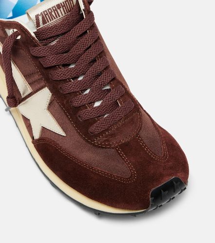 Baskets Marathon en satin et daim - Golden Goose - Modalova
