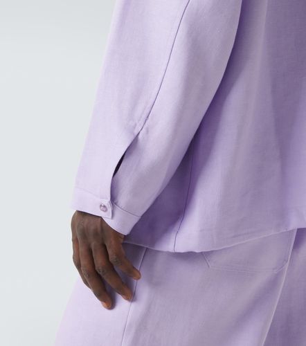 Veste à capuche en lin avec améthyste - God's True Cashmere - Modalova